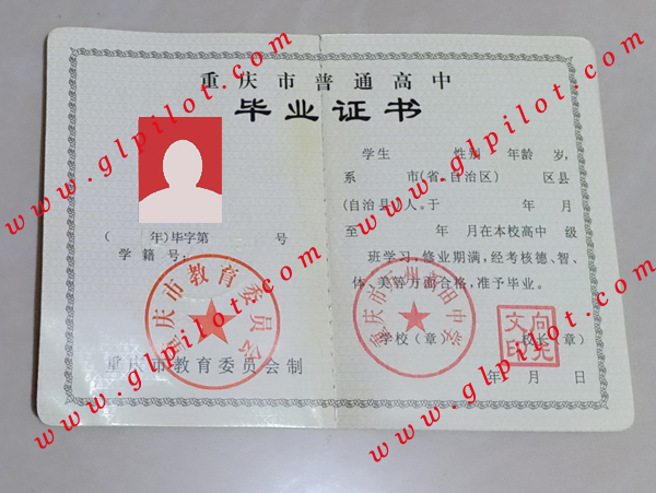 重庆市万州新田中学高中毕业证样本图片 重庆市万州新田中学高中毕业证样本图片