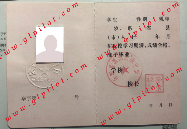 合阳县黑池高级中学毕业证样本图片 合阳县黑池高级中学毕业证样本图片