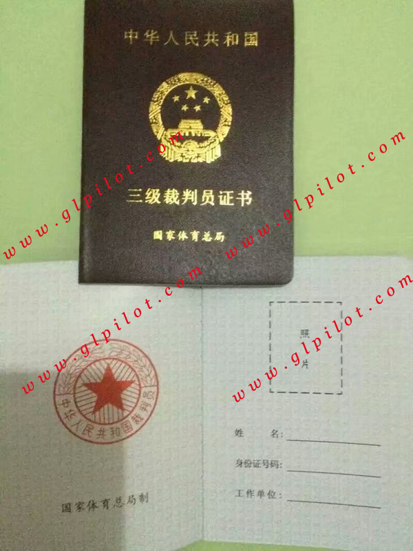 三级裁判员证书样本_模板_图片 三级裁判员证书样本_模板_图片