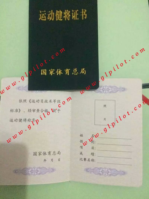 运动健将证书样本_模板_图片 运动健将证书样本_模板_图片