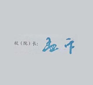 莱芜职业技术学院校长签名印章 莱芜职业技术学院校长签名印章