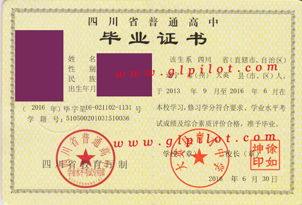 四川省大英县高中毕业证样本图片模板 2023/07/03上传 四川省大英县高中毕业证样本图片模板 2023/07/03上传