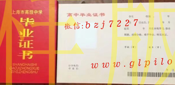 上海市高中毕业证空白模板（图片） 2023-11-24