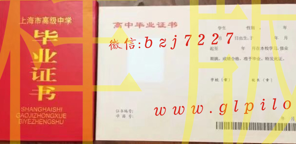 上海市高中毕业证空白模板（图片） 2023-11-24