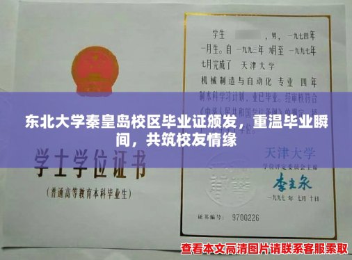 东北大学秦皇岛校区毕业证颁发,重温毕业瞬间,共筑校友情缘 东北大学秦皇岛校区毕业证颁发,重温毕业瞬间,共筑校友情缘