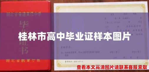 桂林市高中毕业证样本图片