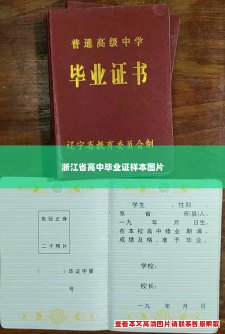 浙江省高中毕业证样本图片 浙江省高中毕业证样本图片