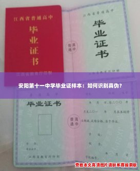 安阳第十一中学毕业证样本：如何识别真伪？