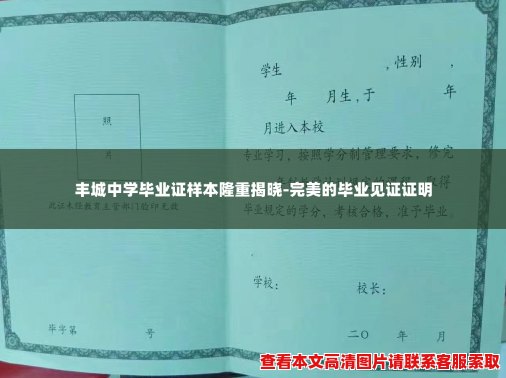 丰城中学毕业证样本隆重揭晓-完美的毕业见证证明 丰城中学毕业证样本隆重揭晓-完美的毕业见证证明