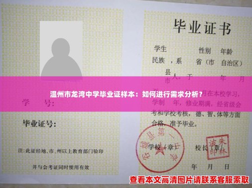温州市龙湾中学毕业证样本：如何进行需求分析？