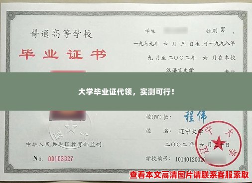 大学毕业证代领，实测可行！
