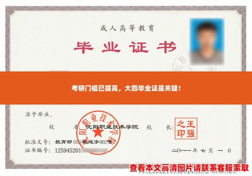 考研门槛已提高,大四毕业证是关键! 考研门槛已提高,大四毕业证是关键!