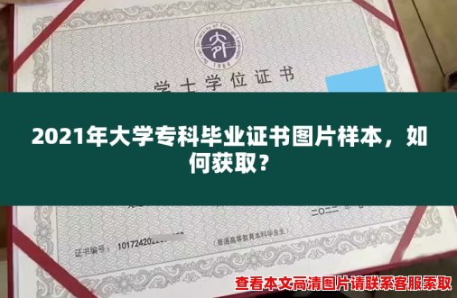 2021年大学专科毕业证书图片样本，如何获取？