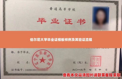 伯尔尼大学毕业证模板样例及其验证流程 伯尔尼大学毕业证模板样例及其验证流程