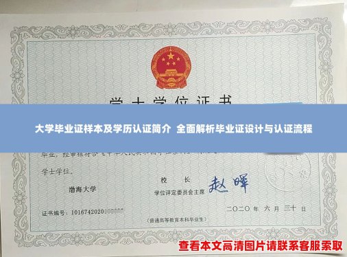 大学毕业证样本及学历认证简介 全面解析毕业证设计与认证流程 大学毕业证样本及学历认证简介 全面解析毕业证设计与认证流程