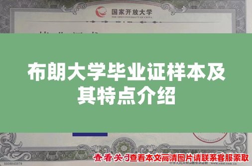 布朗大学毕业证样本及其特点介绍 布朗大学毕业证样本及其特点介绍