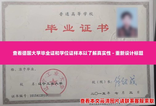 查看德国大学毕业证和学位证样本以了解真实性 - 重新设计标题