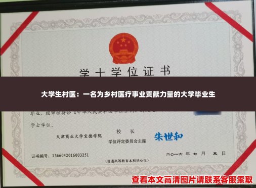 大学生村医:一名为乡村医疗事业贡献力量的大学毕业生 大学生村医:一名为乡村医疗事业贡献力量的大学毕业生