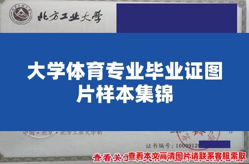 大学体育专业毕业证图片样本集锦 大学体育专业毕业证图片样本集锦