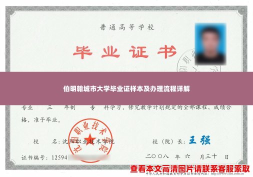 伯明翰城市大学毕业证样本及办理流程详解