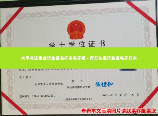 大学书法专业毕业证书样本电子版 - 官方认证毕业证电子样本 大学书法专业毕业证书样本电子版 - 官方认证毕业证电子样本