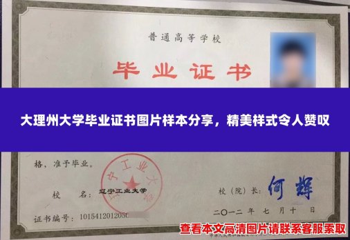 大理州大学毕业证书图片样本分享,精美样式令人赞叹 大理州大学毕业证书图片样本分享,精美样式令人赞叹
