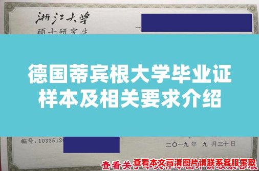 德国蒂宾根大学毕业证样本及相关要求介绍 德国蒂宾根大学毕业证样本及相关要求介绍