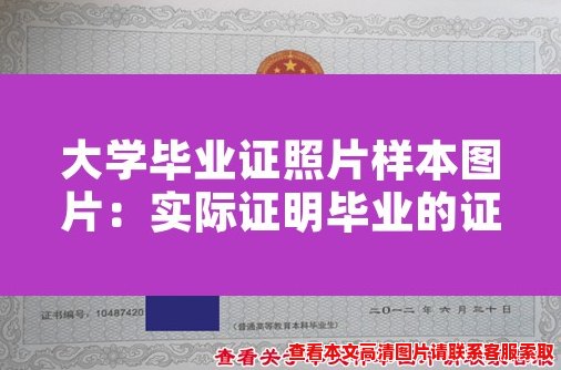 大学毕业证照片样本图片:实际证明毕业的证件模板 大学毕业证照片样本图片:实际证明毕业的证件模板