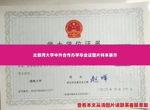 北部湾大学中外合作办学毕业证图片样本展示 北部湾大学中外合作办学毕业证图片样本展示